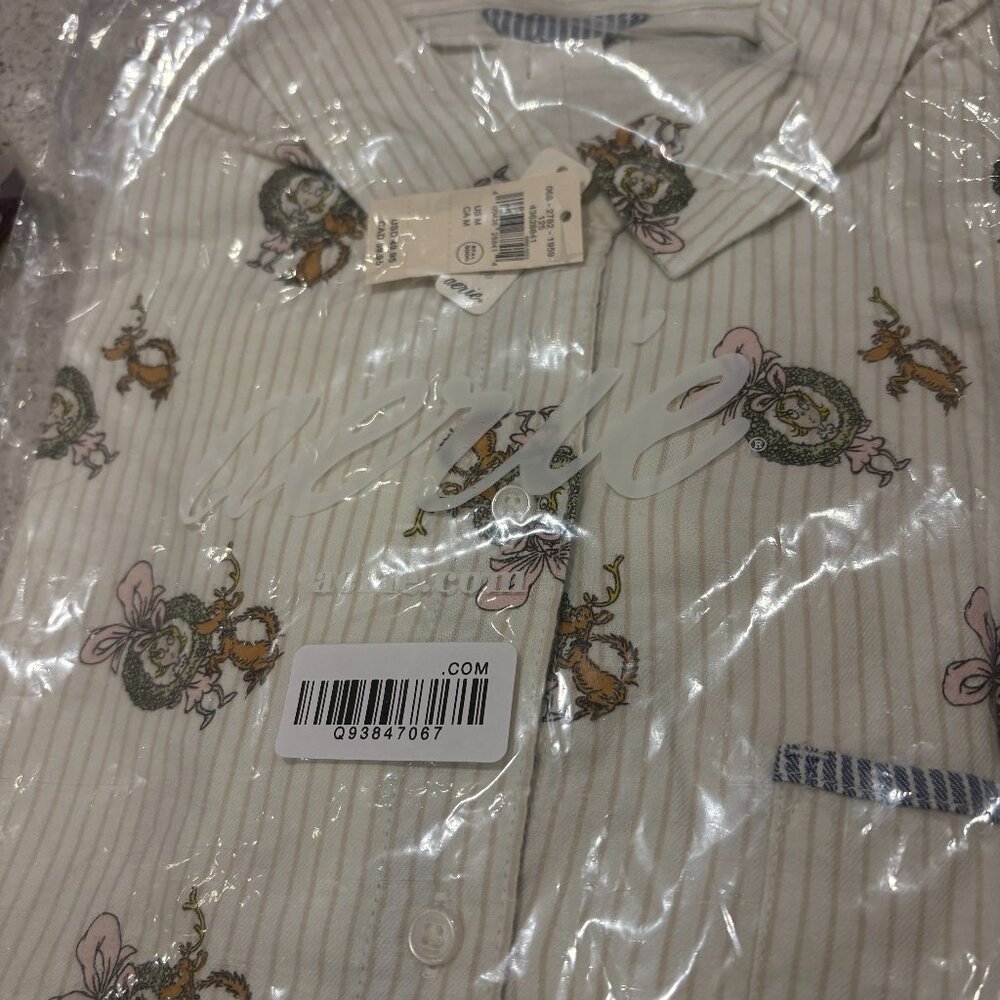 Aerie Flannel Cindy Lou Pajama Shirt – New w/ Tags – Cozy Button-Down Sleep Top
